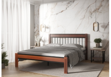 Кровать Агата  (махагон)